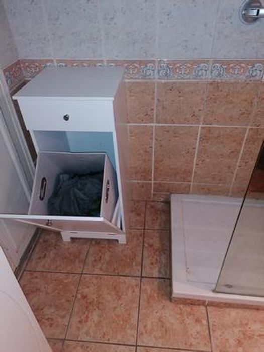 Sobuy - SoBuy® FSS66-WN Corbeille à Linge Coffre à Linge Porte Vêtement  pour laverie - meuble bas salle de bain - Rue du Commerce