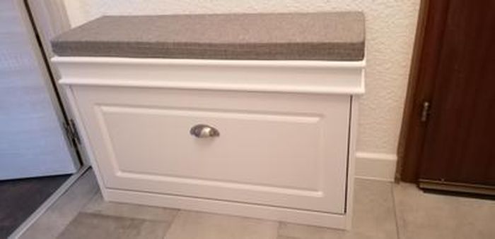 SoBuy Meuble Chaussures Banc à Chaussures avec 6 Compartiments - Porte