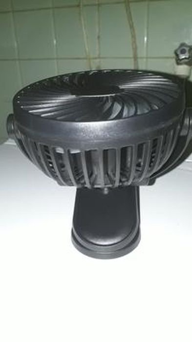Ventilateur USB Rechargeable ELZO - 5000mAh, Oscillation 360°, Silencieux, Pour Bureau Et Extérieur