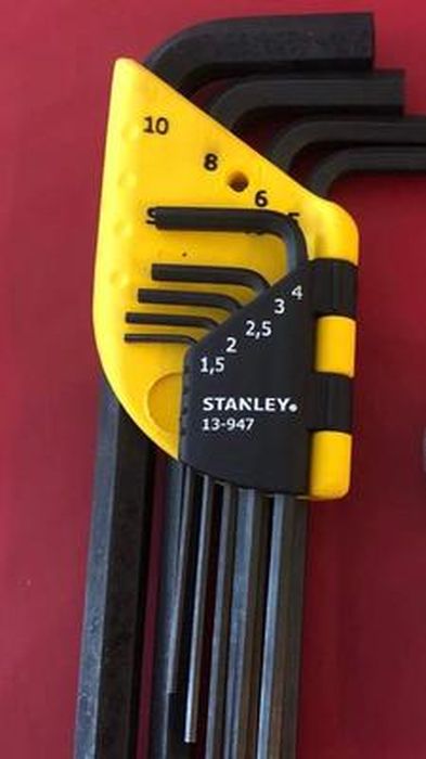 Jeu de clés STANLEY Allen 10 - 1,5 à 10 mm