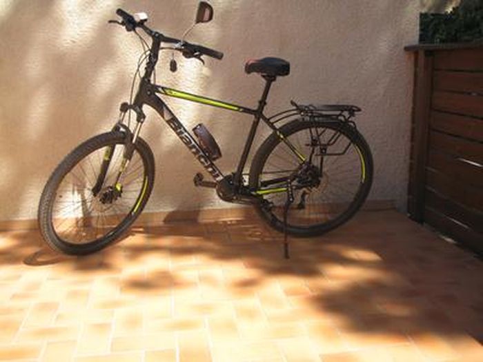 Béquille de vélo en alliage, réglable en hauteur pour vélo de montagne/vélo  de route de 61 à 73,7 cm