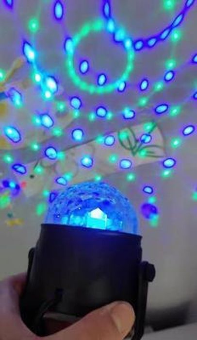 Bracelet Boule Disco LED - Lot De 8, 5 Modes, Commande Vocale, Rechargeable USB - Pour Fête, Voiture, Décoration