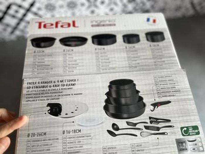 Poêle grill 26 cm Tefal DAILY CHEF INDUCTION   - Shopping et  Courses en ligne, livrés à domicile ou au bureau, 7j/7 à la Réunion