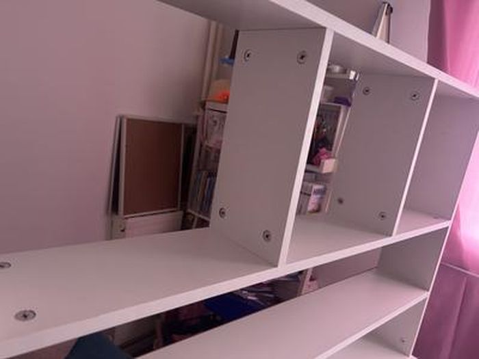 Bureau Avec Étagères VidaXL - 102x45x148cm - Bois Chêne Sonoma - Rangement