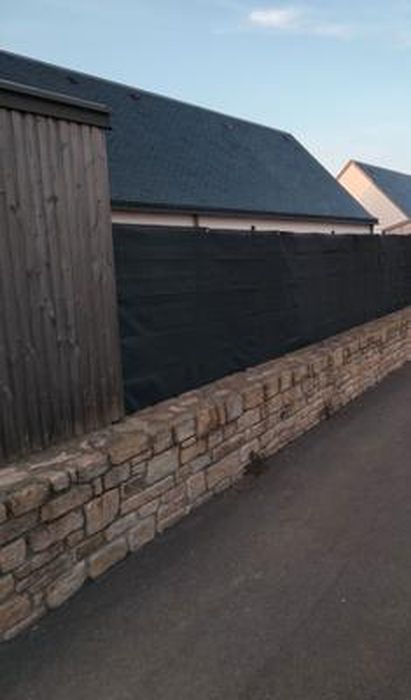 Brise-vue Balcon 500x90cm - HDPE 230g/m2 Résistant UV - Protection Intimité Avec Attaches