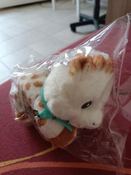 Peluche Sophie La Girafe Bébé 14 Cm - Ultra Douce Et Lavable - Compagnon De Jeu