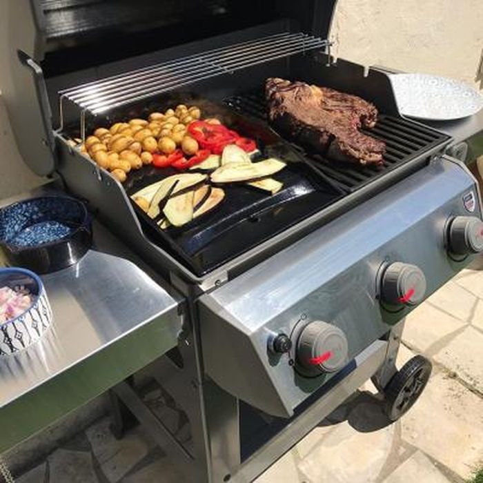 Barbecue à gaz WEBER Spirit Classic E-310 - Noir - Cdiscount Jardin