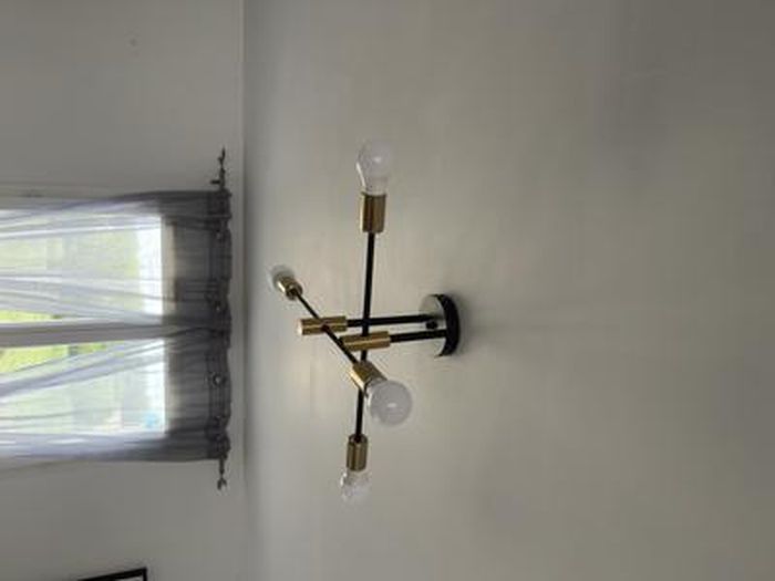 Wottes - Lustre vintage en corde de chanvre - Lampe de suspension 3 lumières E27 - Base ronde