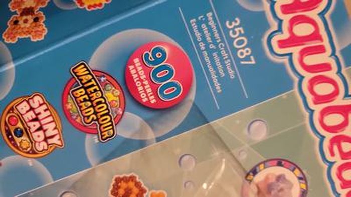 Aquabeads Monde Enchanté – 1800 Perles Eau, Base Création, Effets Étoiles – Dès 4 Ans
