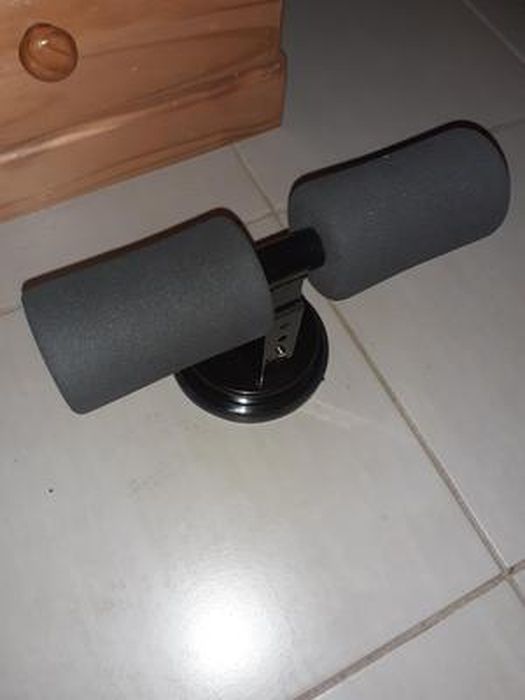 Barre Sit-up Auto-Aspirante Taozoey - Aide Redressement Abdominal Portable - 4 Niveaux Hauteur