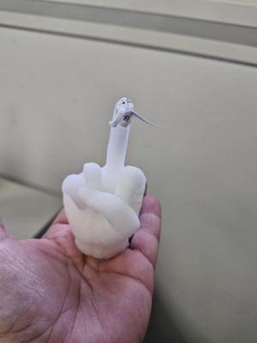 Bougie Doigt D'honneur Bougie En Forme De Doigt D'honneur En Forme De Geste De Main, Du00e9coration De Chambre D'adolescent, Statues De Bureau, Cadeau D'anniversaire Funky, Blanc Doigt D Honneur