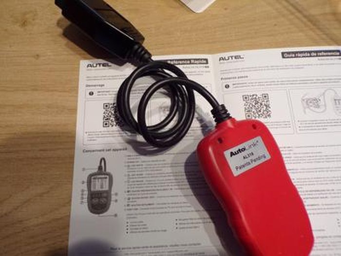 Autel AL319 Lecteur Code Défaut OBD2 EOBD - Scanner Diagnostic Moteur Rouge