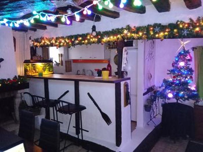 Guirlande de Noël lumineuse 5m 80 LED Sapin artificiel avec déco Décoration  de noël intérieur extérieur - Cdiscount Maison