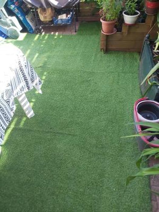 Erba Sintetica 20mm Spessore - Rotolo 1x3m Verde (Resistente UV) - Foto 3