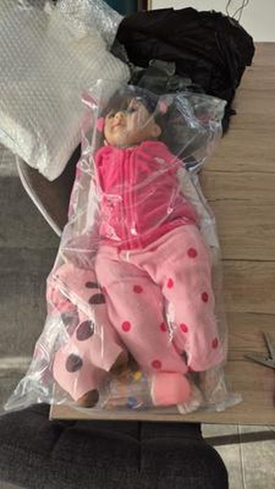 Poupée art En Silicone Pour Bébé Fille, 60 Cm, Peinture 3d, Peau Douce, Avec Cheveux Blonds Poupée art En Silicone Pour Bébé Fille, 60 Cm, Peinture 3d, Peau Douce, Avec Cheveux Blonds