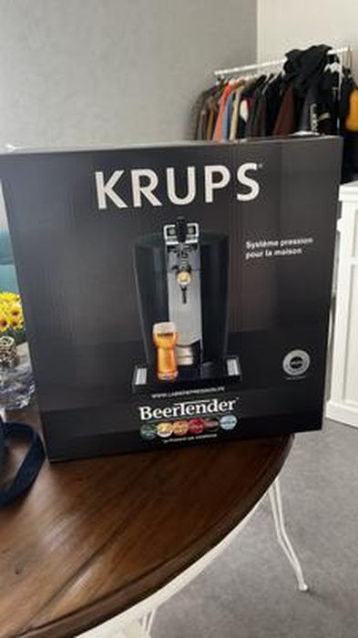 Pompe à bière Krups BEERTENDER NOIR METAL, Qualité