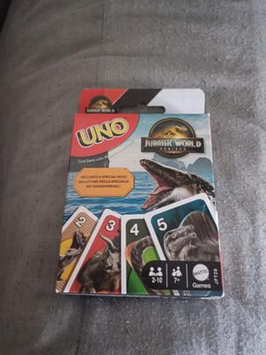 Mattel Games Uno Jeu de cartes Jurassic World : Renaissance
