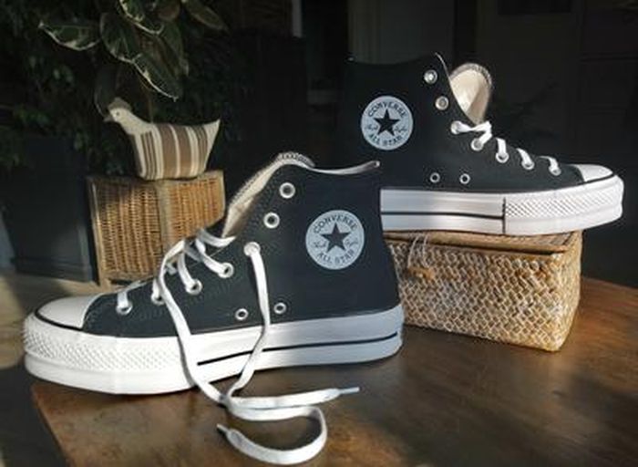 Converse cannapa noir haute cdiscount