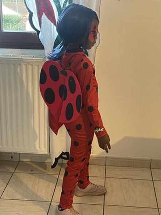 Déguisement classique Tikki Ladybug - RUBIES - Enfant - Rouge à pois noirs  - Licence officielle Miraculous - Cdiscount Jeux - Jouets