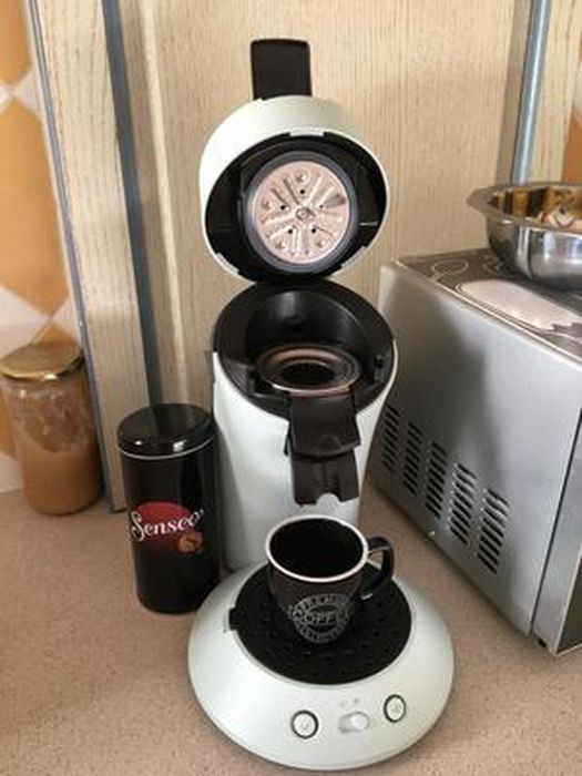 Machine à café dosette SENSEO ORIGINAL+ Philips CSA210/23, Booster  d'arômes, Crema plus (mousse plus dense), 1 ou 2 tasses, Menthe - Cdiscount  Electroménager