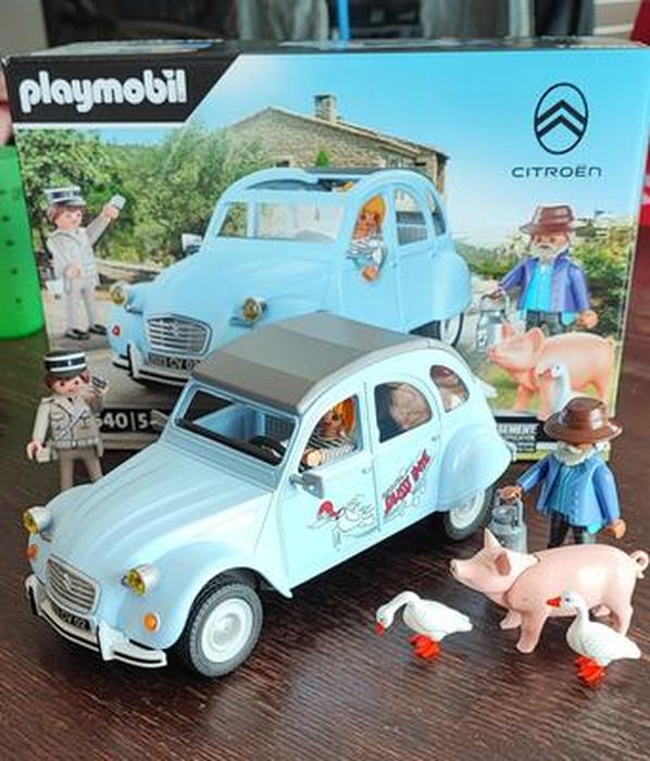 PLAYMOBIL - 70640 - Citroën 2CV - Véhicule miniature - Blanc - 5 ans et  plus - Cdiscount Jeux - Jouets