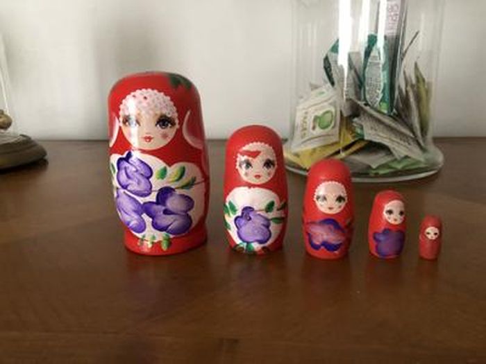 Hemobllo Poupées Gigognes Russes Bois Faites Main Pour Garçon