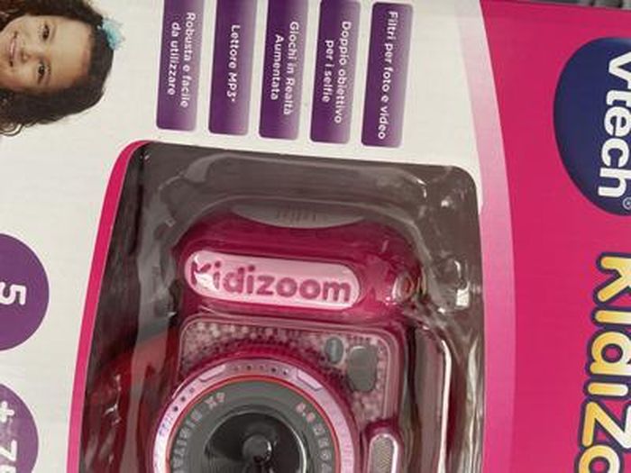 VTech - KidiZoom Duo DX Rose, Appareil Photo Numérique Enfant 10 en 1, Photo, Selfie, Vidéo, Écran Couleur, Lecteur MP3, Casque Audio, Cadeau Enfant de 3 Ans à 12 Ans - Contenu