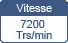 7200 trs/min