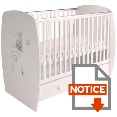 Polini Kids Amis Zen Lit Neva 1 60 Avec Tiroir Blanc Cdiscount Puericulture Eveil Bebe