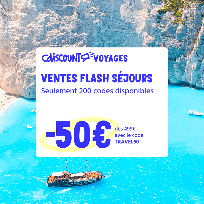 Vente flash -50&euro;