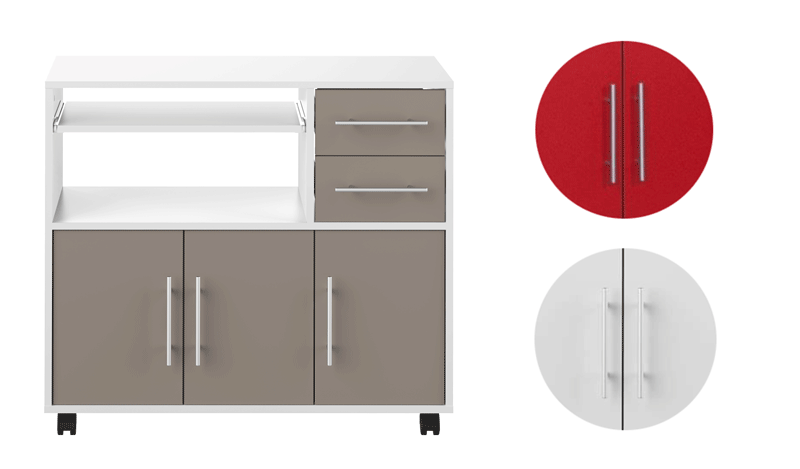 Desserte de cuisine L 89 cm