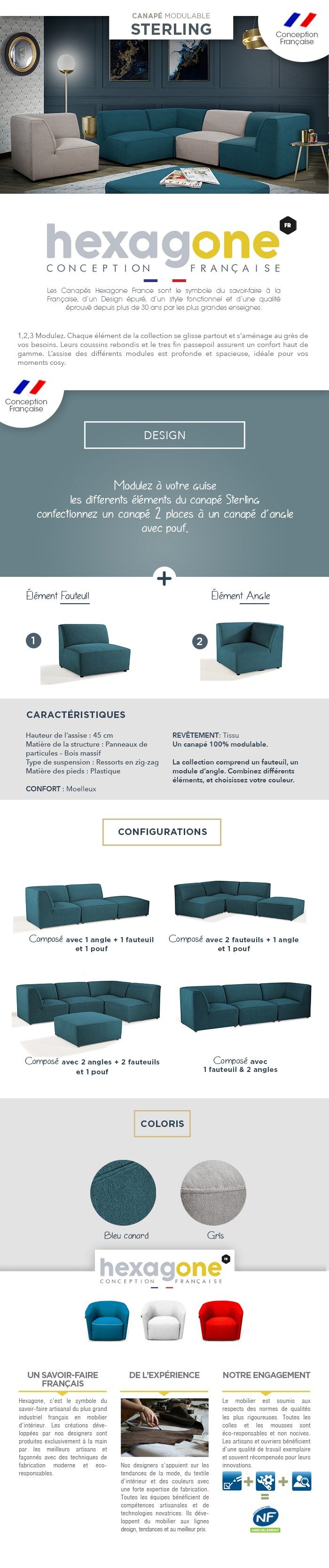 Fauteuil d'angle