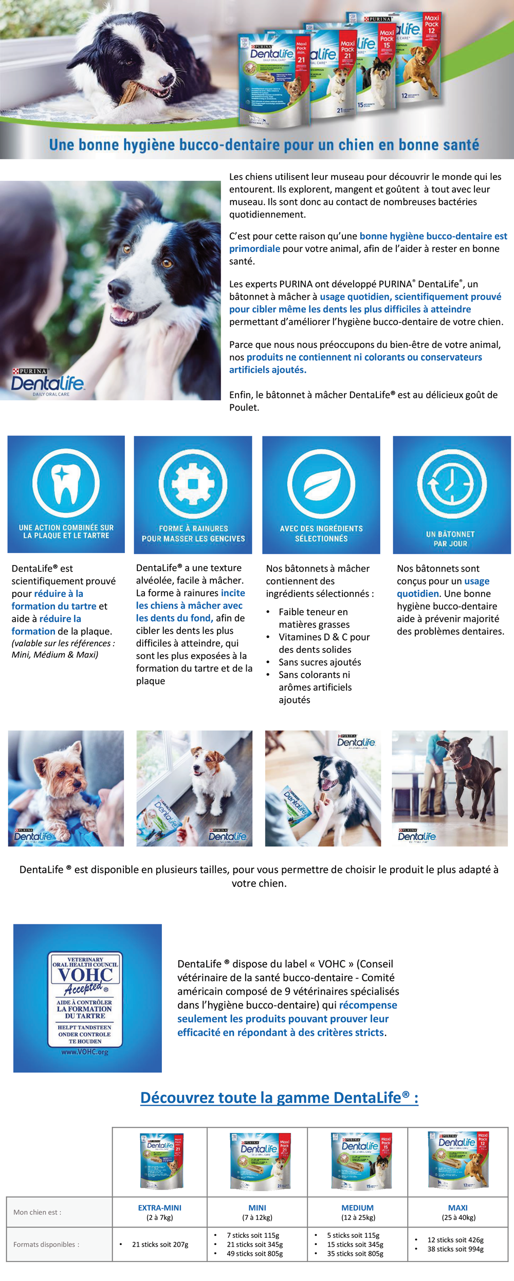 PURINA DENTALIFE Bâtonnet à mâcher Maxi MultiPack - Pour chien 