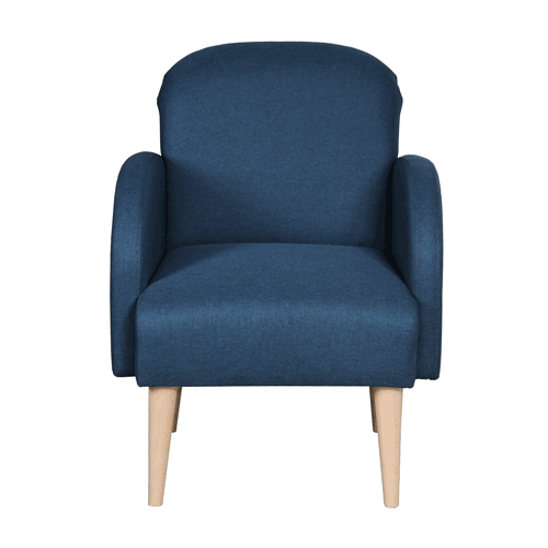 Fauteuil - Tissu Bleu Paon