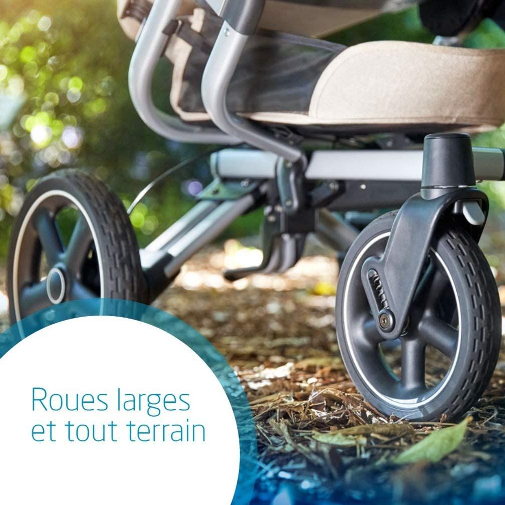 Bebe Confort Poussette Nova 3 Roues Tout Terrain Ultra Confortable Des La Naissance Essential Black Cdiscount Puericulture Eveil Bebe