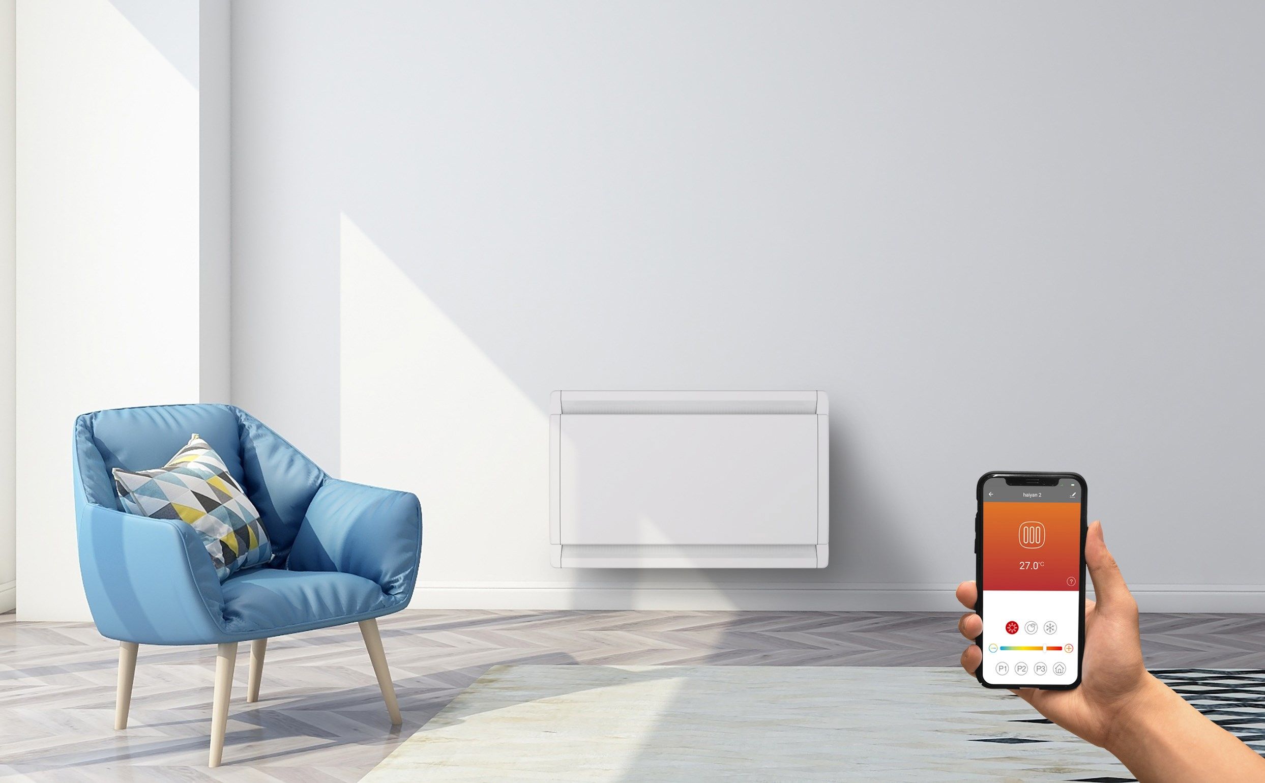 Rubis Radiateur électrique fixe à inertie sèche 1500 W Rubis Radiateur électrique fixe à inertie sèche 1500 W