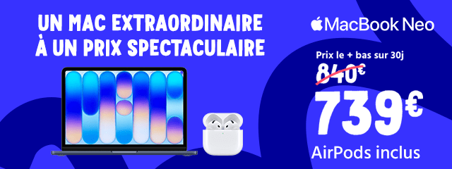 Offre macbook neo + airpods 4