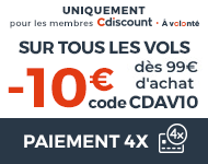 Vol Paris Dakar Paiement En 4x Cdiscount Voyages