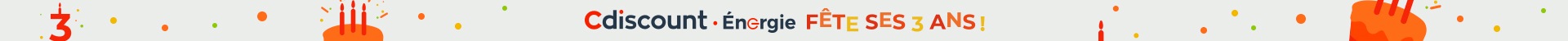 Cdiscount Energie fête ses 3 ans
