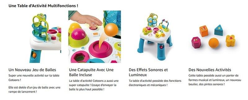 Table d’Activité Mixte Cotoons