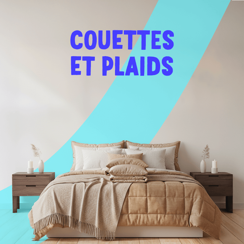 couette et plaids