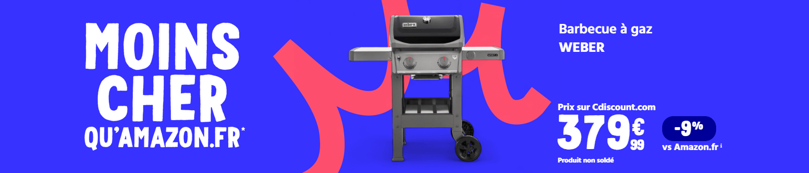 Barbecue à gaz moins chez qu'Amazon