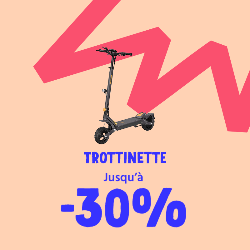 Trottinettes jusqu'à -30%