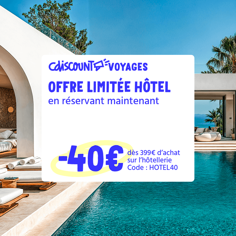 H&ocirc;tel -40&euro; d&egrave;s 399&euro;