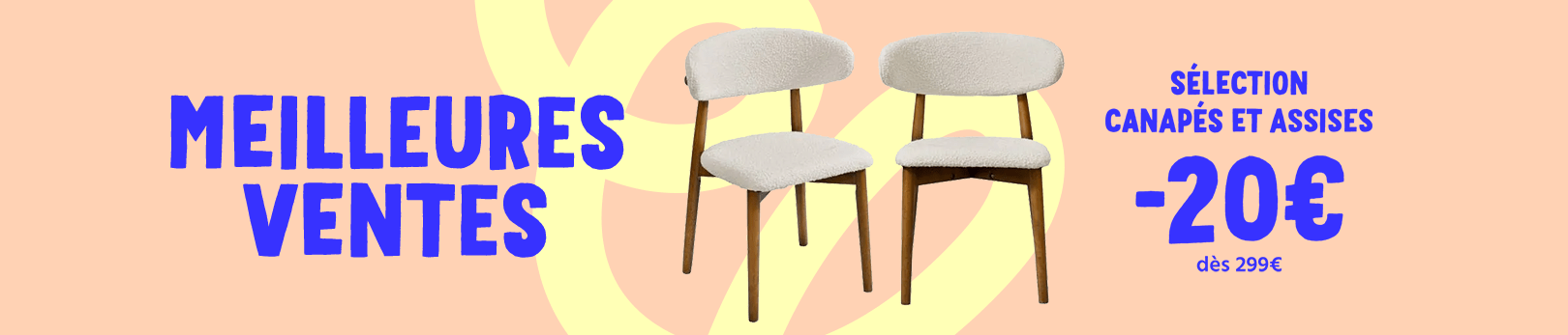 Bon de réduction canapés -20€ dès 299€