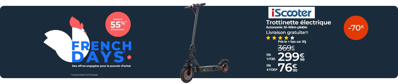 FD Trottinette électrique Iscooter