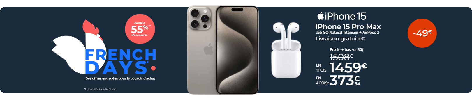 Iphone 15 + airpods 2 
