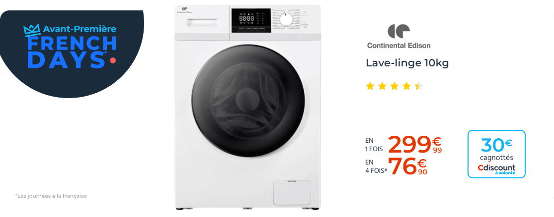 AP FD CONTI Lave-linge 
