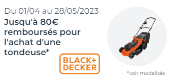ODR Black+Decker Tondeuses 2023