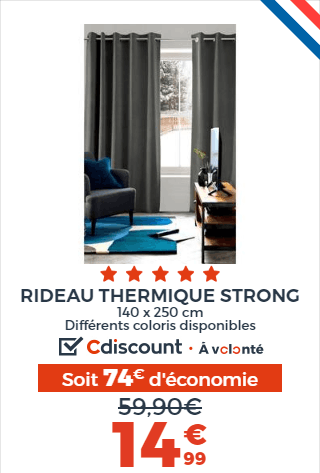RIDEAU THERMIQUE RIDEAU THERMIQUE